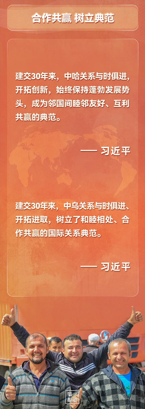 第一報(bào)道 | 建交三十年，習(xí)主席這樣評(píng)價(jià)與中亞五國(guó)關(guān)系
