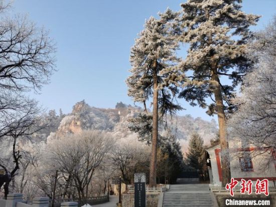 圖為崆峒山冬日美景。(資料圖) 徐振華 攝
